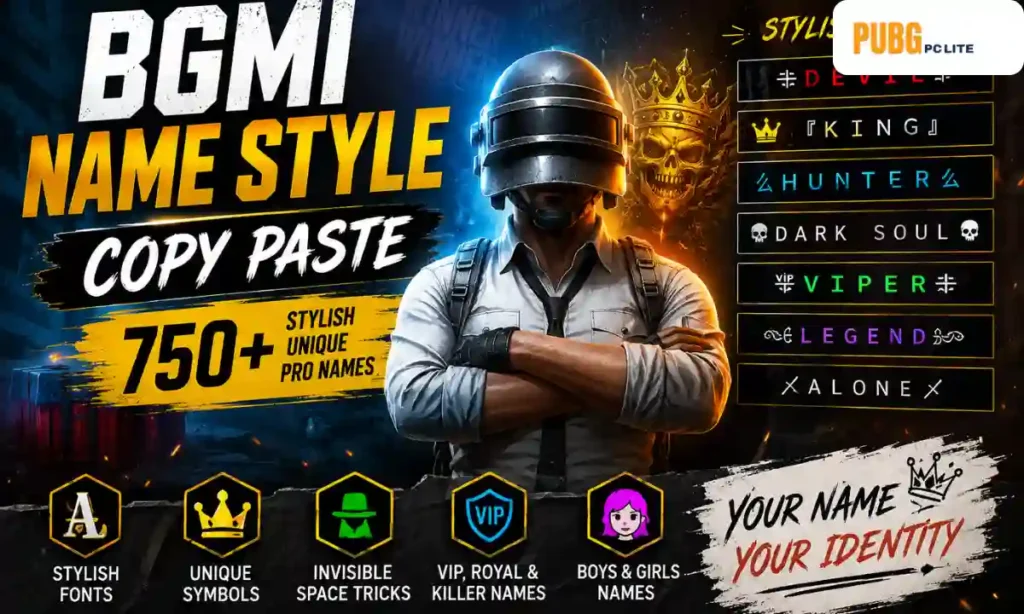 BGMI Name Style Copy Paste