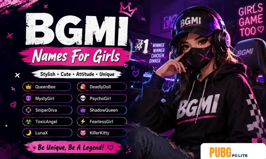 BGMI Names for Girls