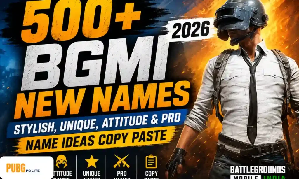 BGMI New Names