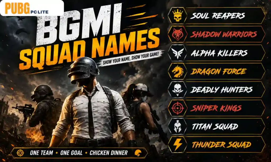 BGMI Squad Names
